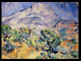 The Sainte Victoire painted by Cézanne
