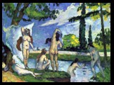 Bathers painted by Cezanne